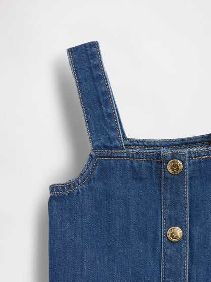 Mavi Denim Shell Askılı Üst