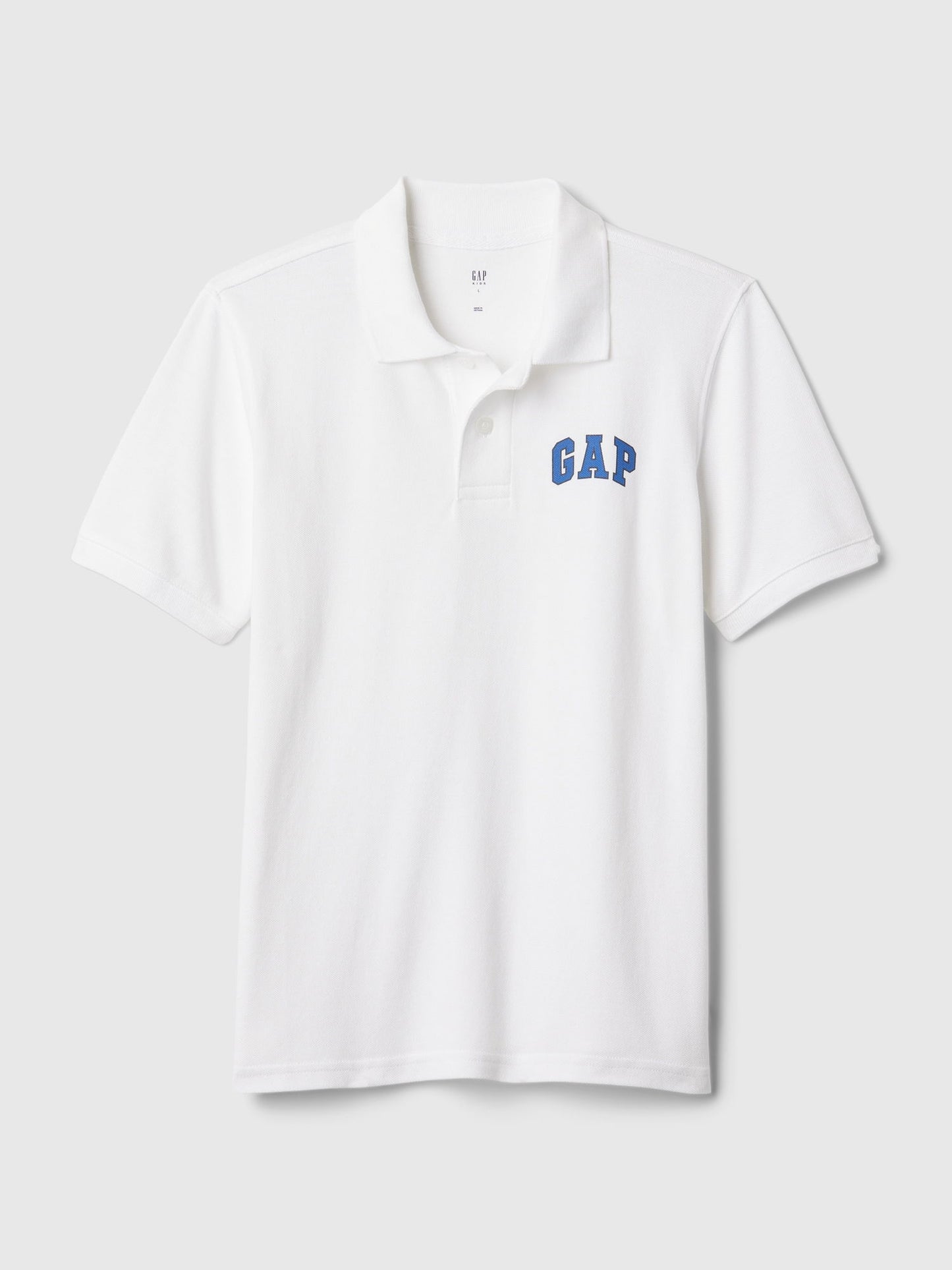 Beyaz Gap Logo Polo Yaka T-shirt