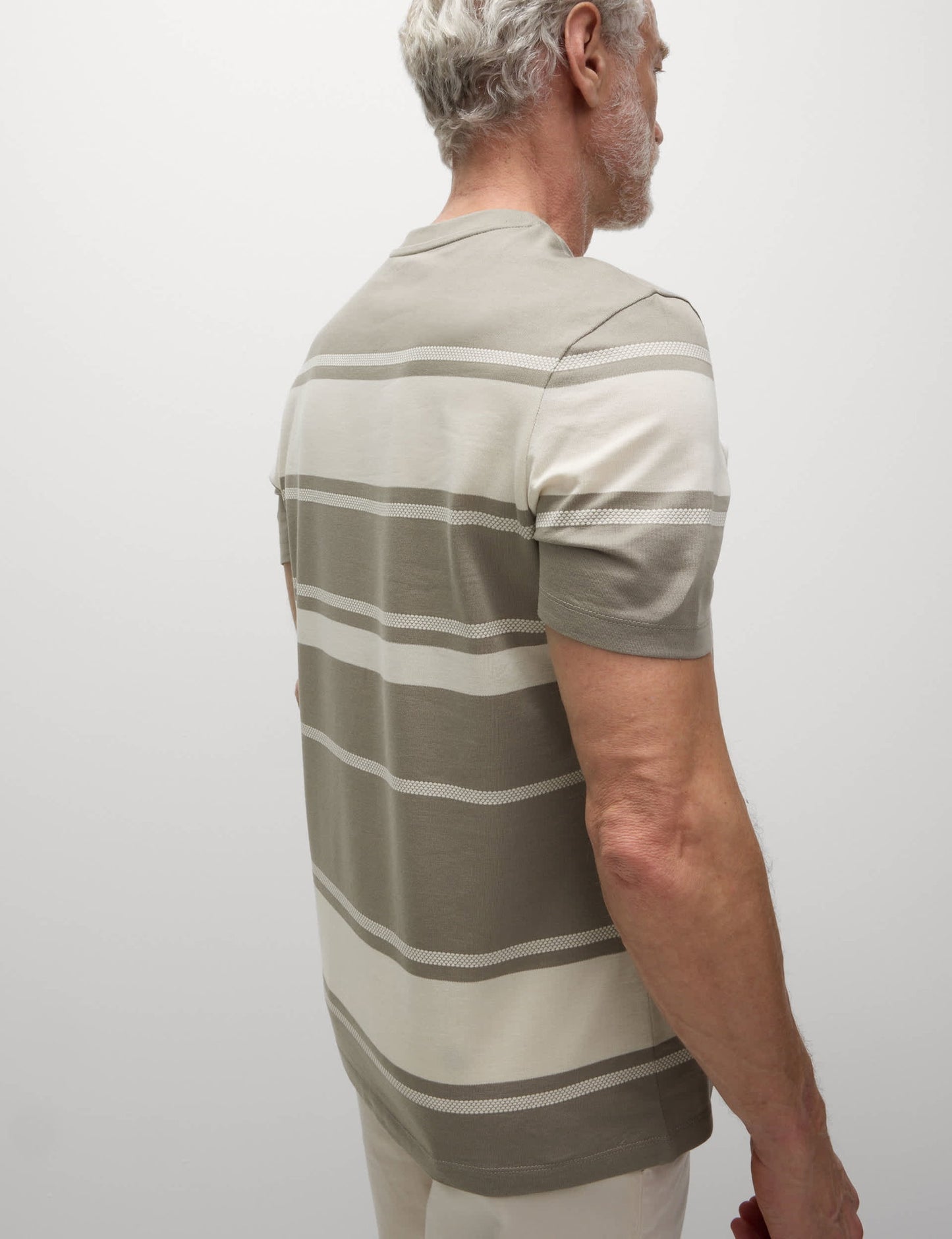 %100 Pamuklu Çizgili T-shirt
