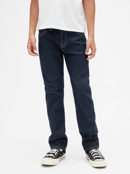 Koyu Mavi Straight Jean Pantolon
