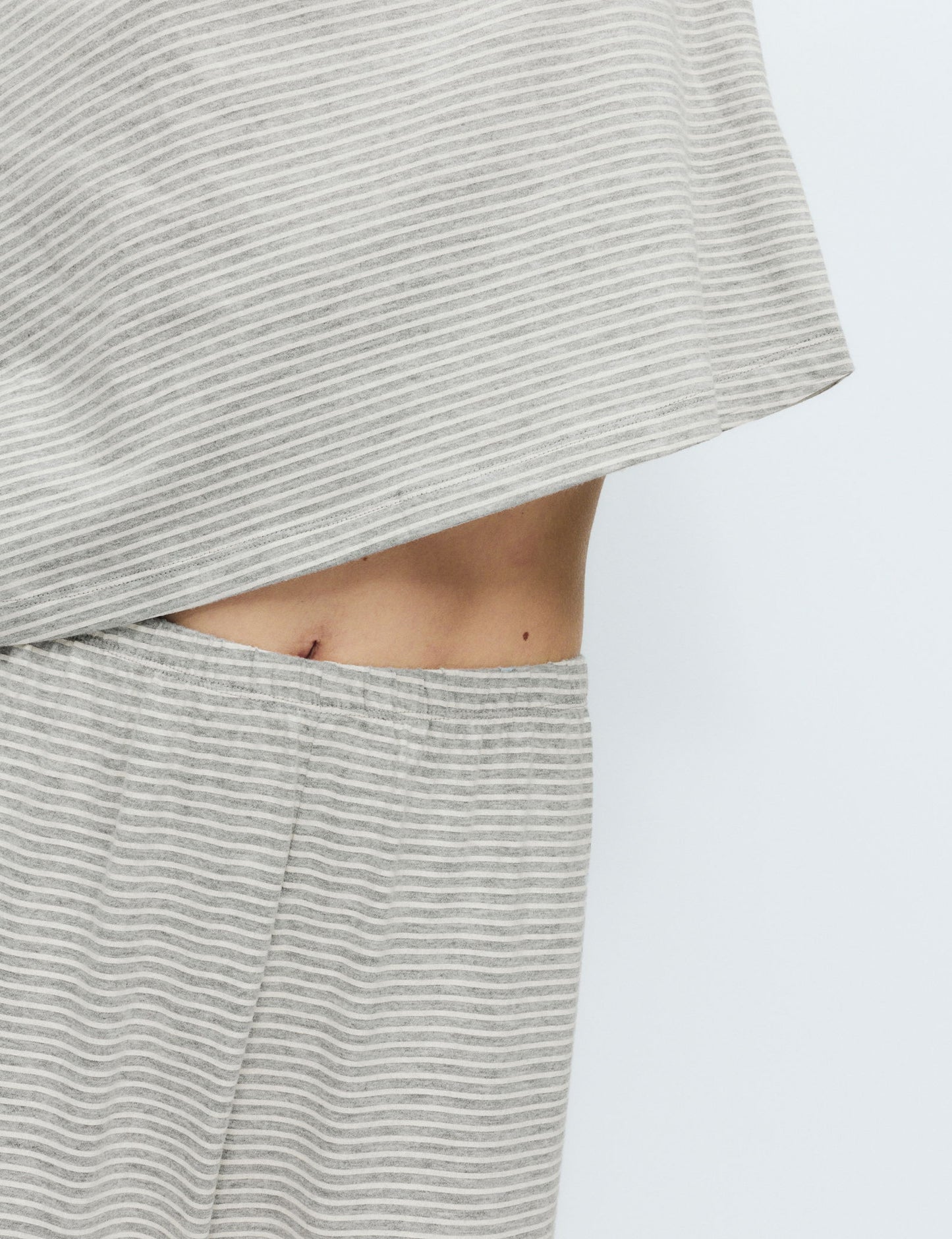 Saf Pamuklu Pijama Takımı