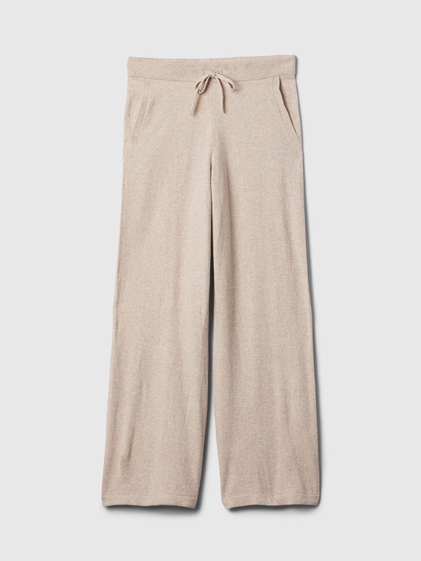 Bej Cashsoft Triko Pantolon
