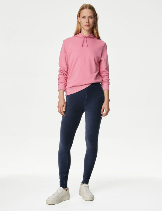 Yüksek Bel Kadife Legging Tayt