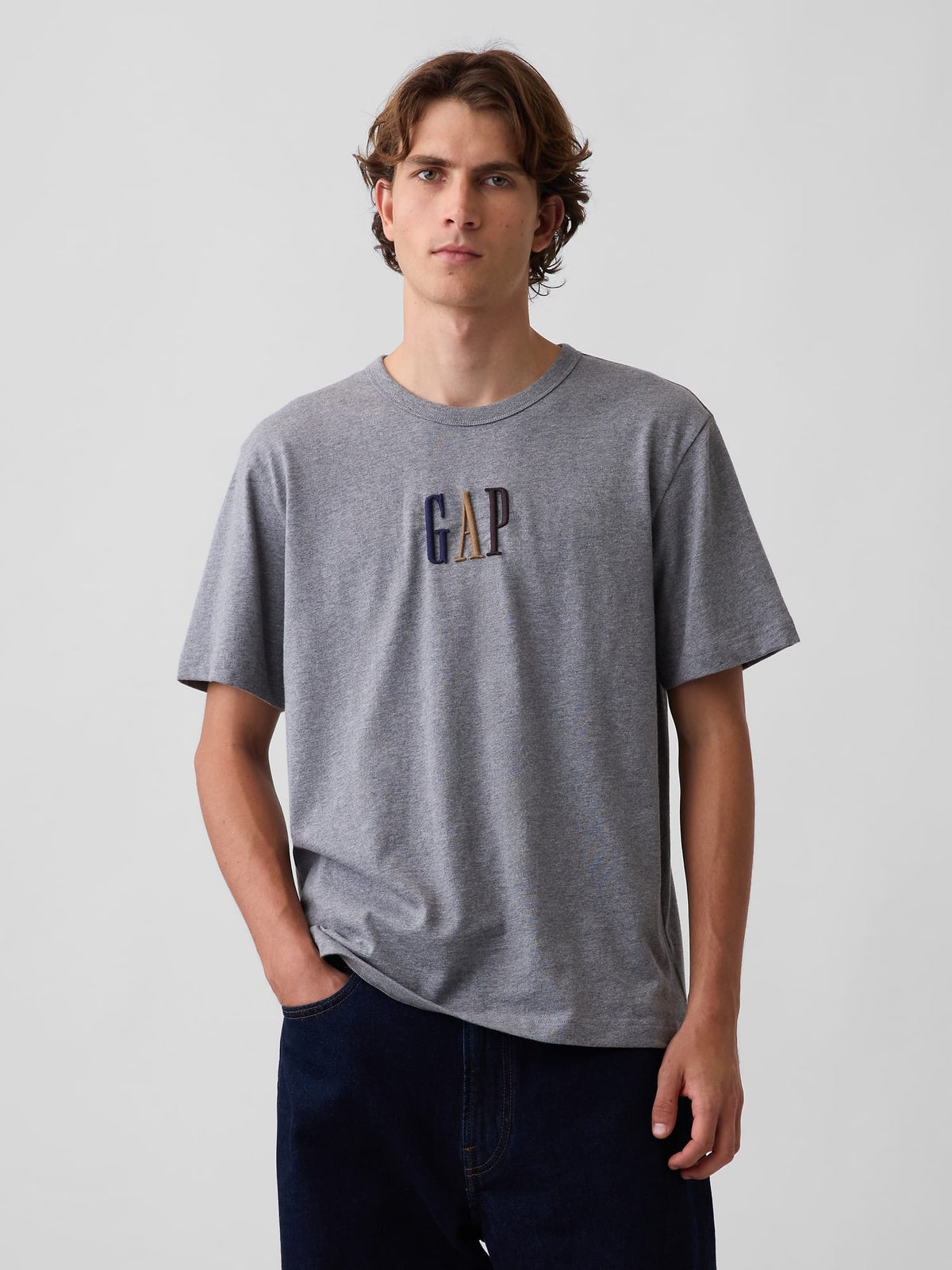 Gri Gap Logo T-shirt