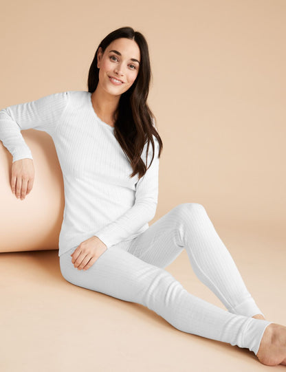 Fitil Detaylı Legging Termal Tayt