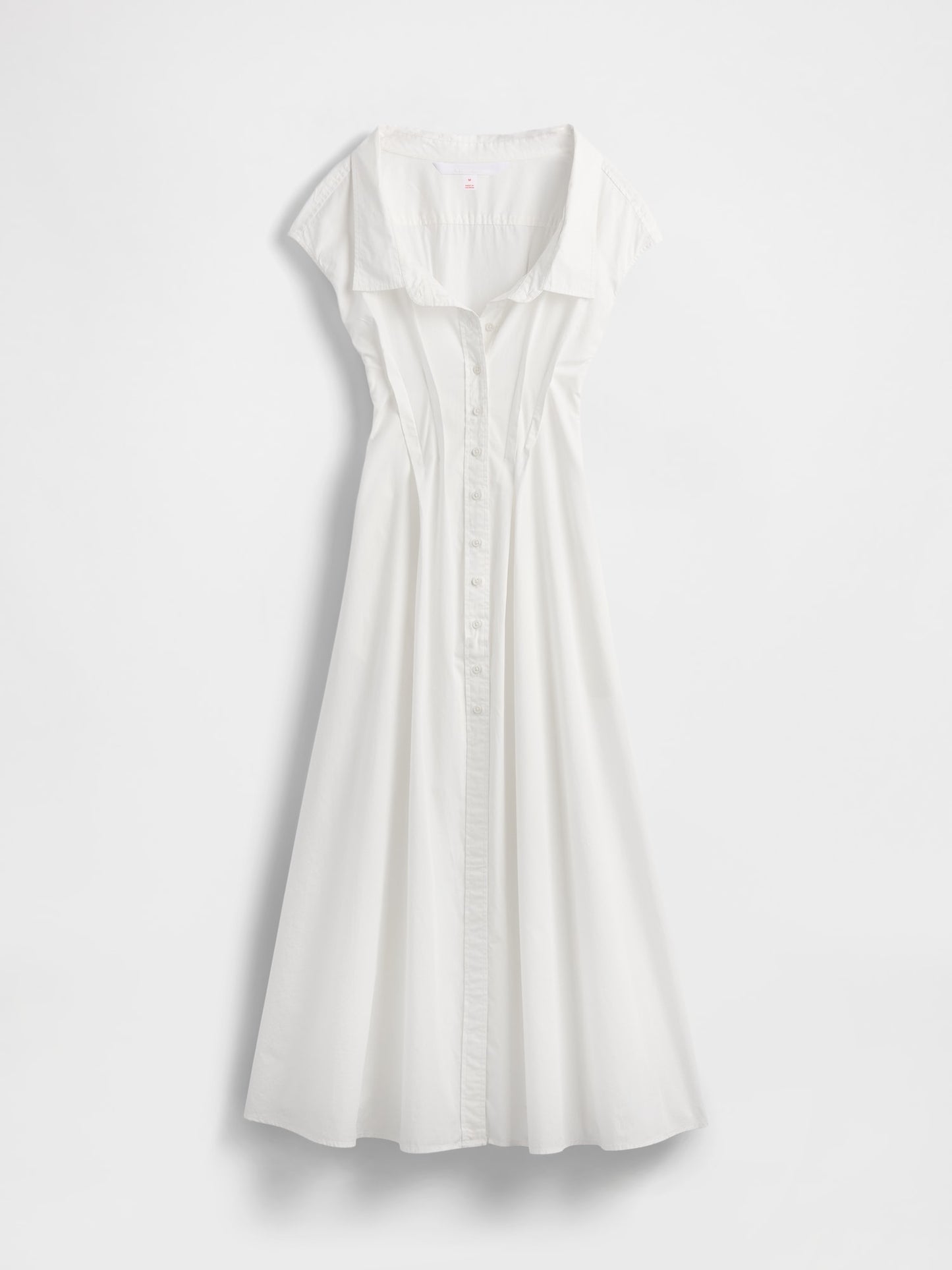 Beyaz Gapstudio Poplin Maxi Elbise