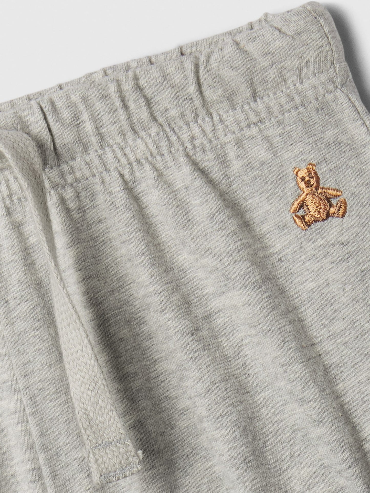 Gri Brannan Bear Işlemeli Pull-on Jogger 2'li Eşofman Altı