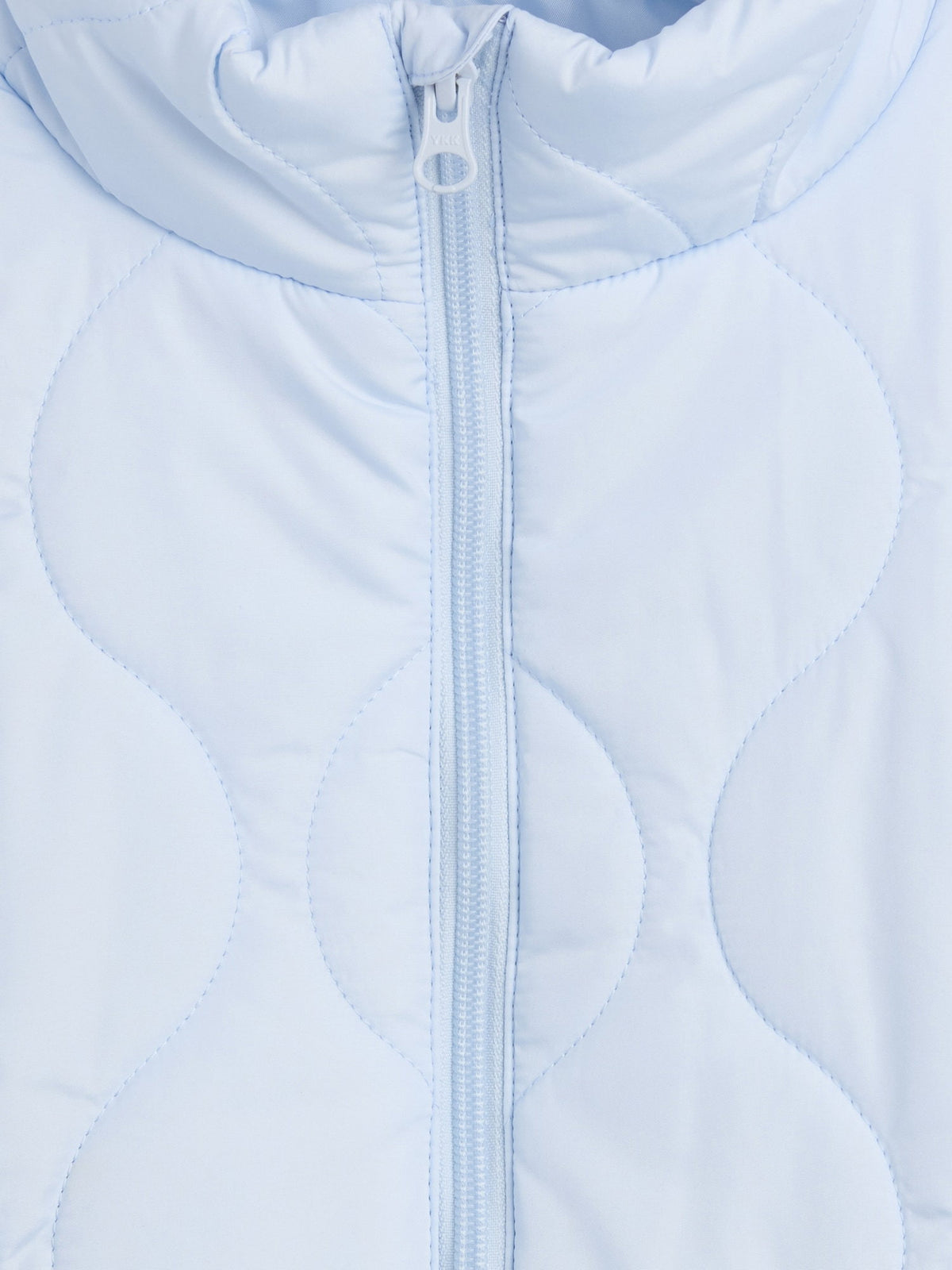 Açık Mavi Relaxed Puffer Şişme Ceket