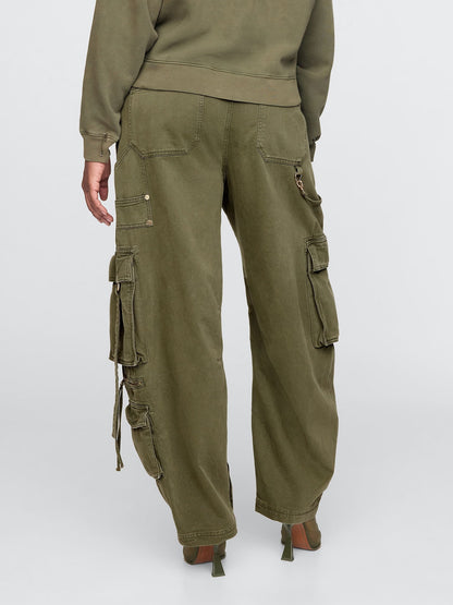 Haki Gap × Cult Gaia Kargo Barrel Pantolon