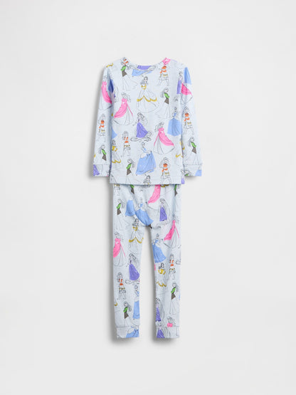 Açık Mavi Gap × Disney %100 Organik Pamuk Pijama Takımı