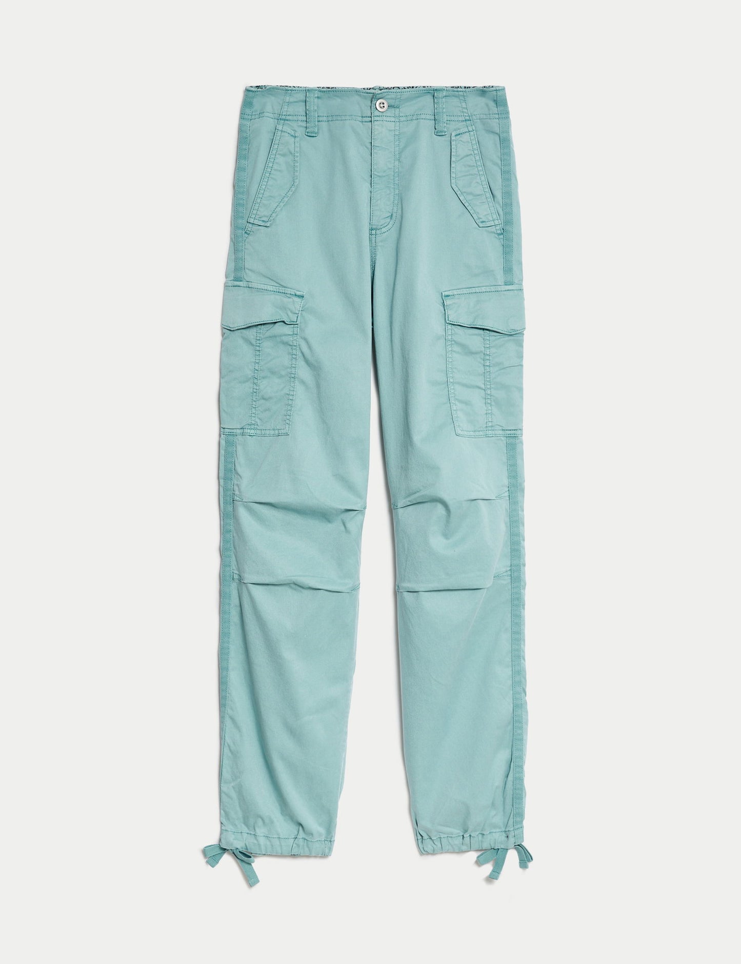 Lyocell™ Straight Leg Kargo Pantolon