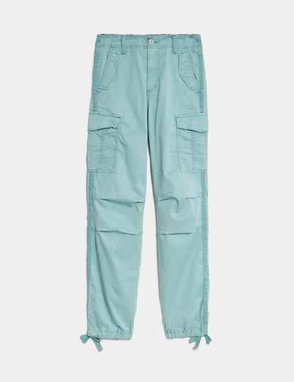 Lyocell™ Straight Leg Kargo Pantolon