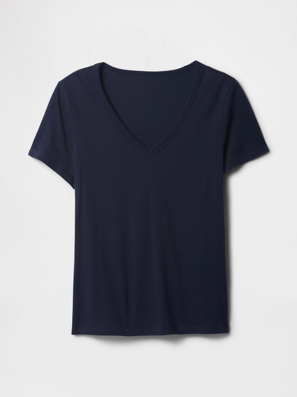 Açık Gri V Yaka T-shirt