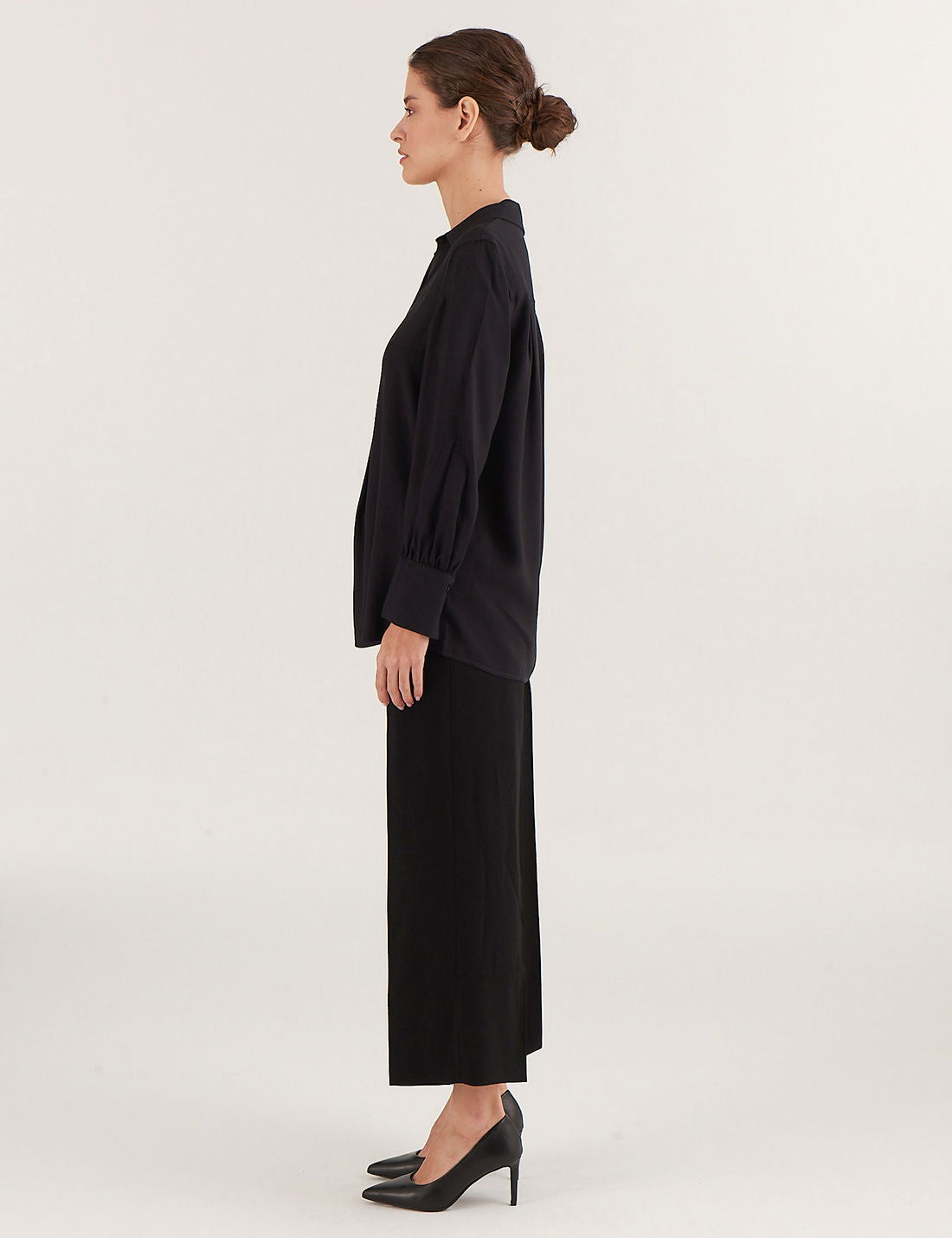 Relaxed Fit Uzun Kollu Popover Bluz