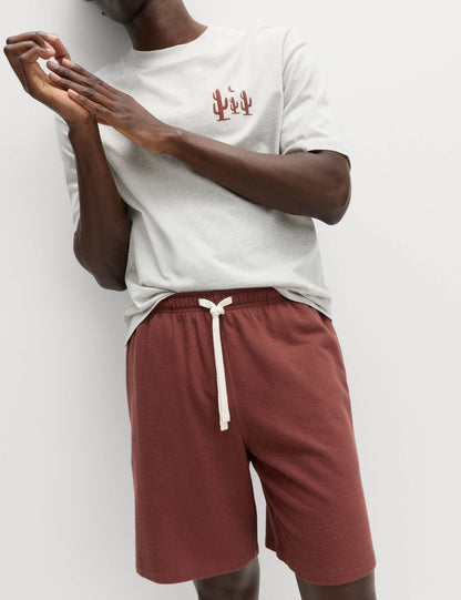 Desenli Pijama Takımı