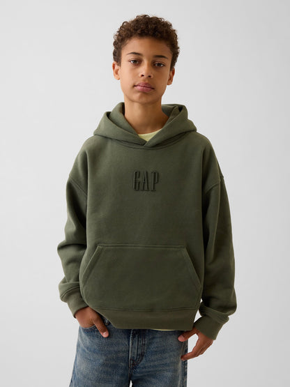Yeşil Vintagesoft Relaxed Logo Sweatshirt