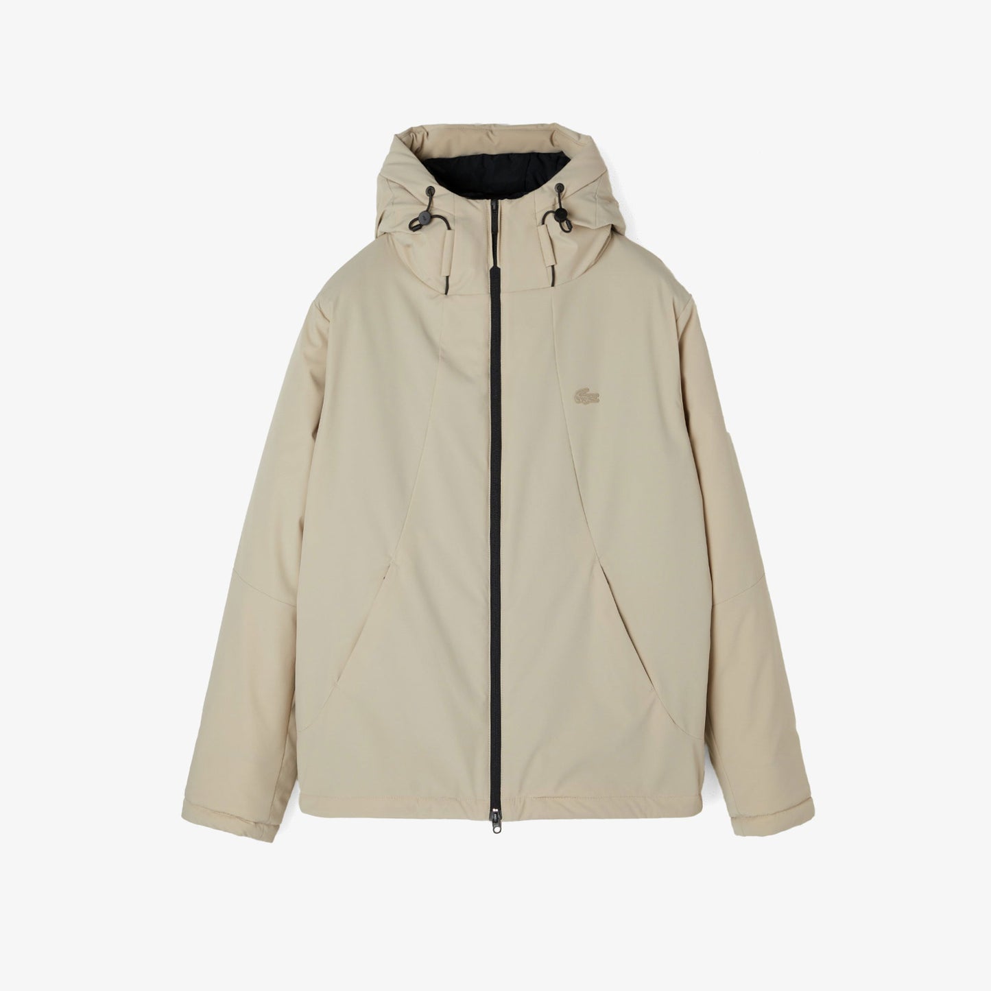 Lacoste Erkek Kapüşonlu Açık Kahverengi Yağmurluk