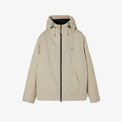 Lacoste Erkek Kapüşonlu Açık Kahverengi Yağmurluk