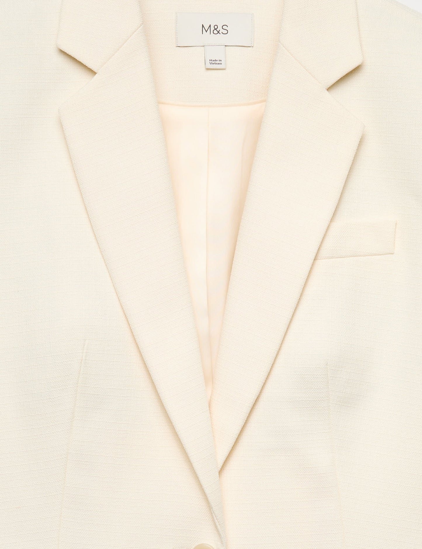 Tek Düğmeli Blazer Ceket