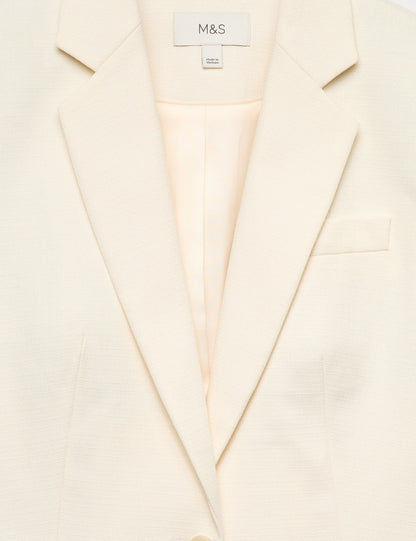 Tek Düğmeli Blazer Ceket