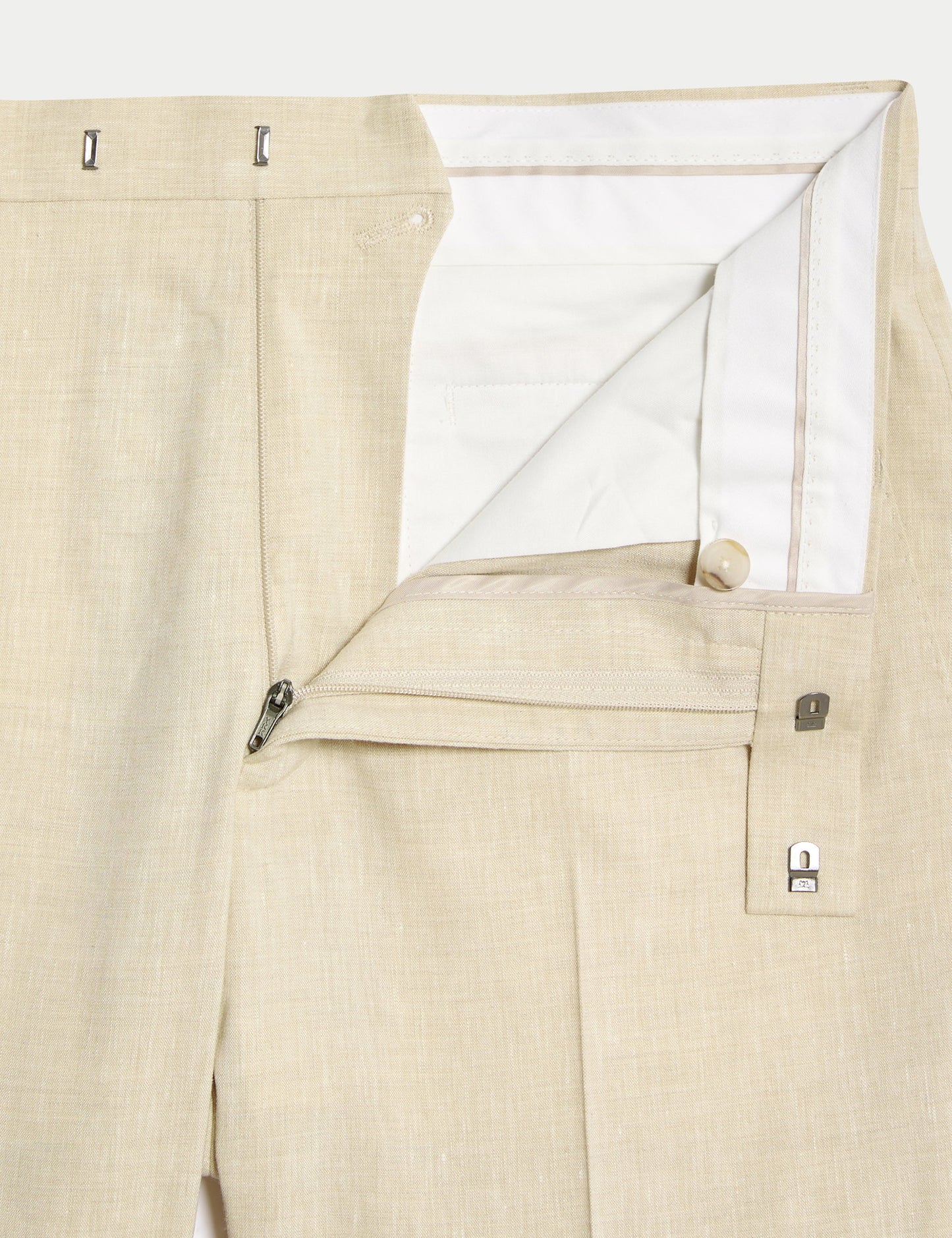 Keten Karışımlı Tailored Fit Takım Pantolonu
