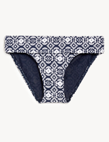 Regular Fit Desenli Bikini Altı