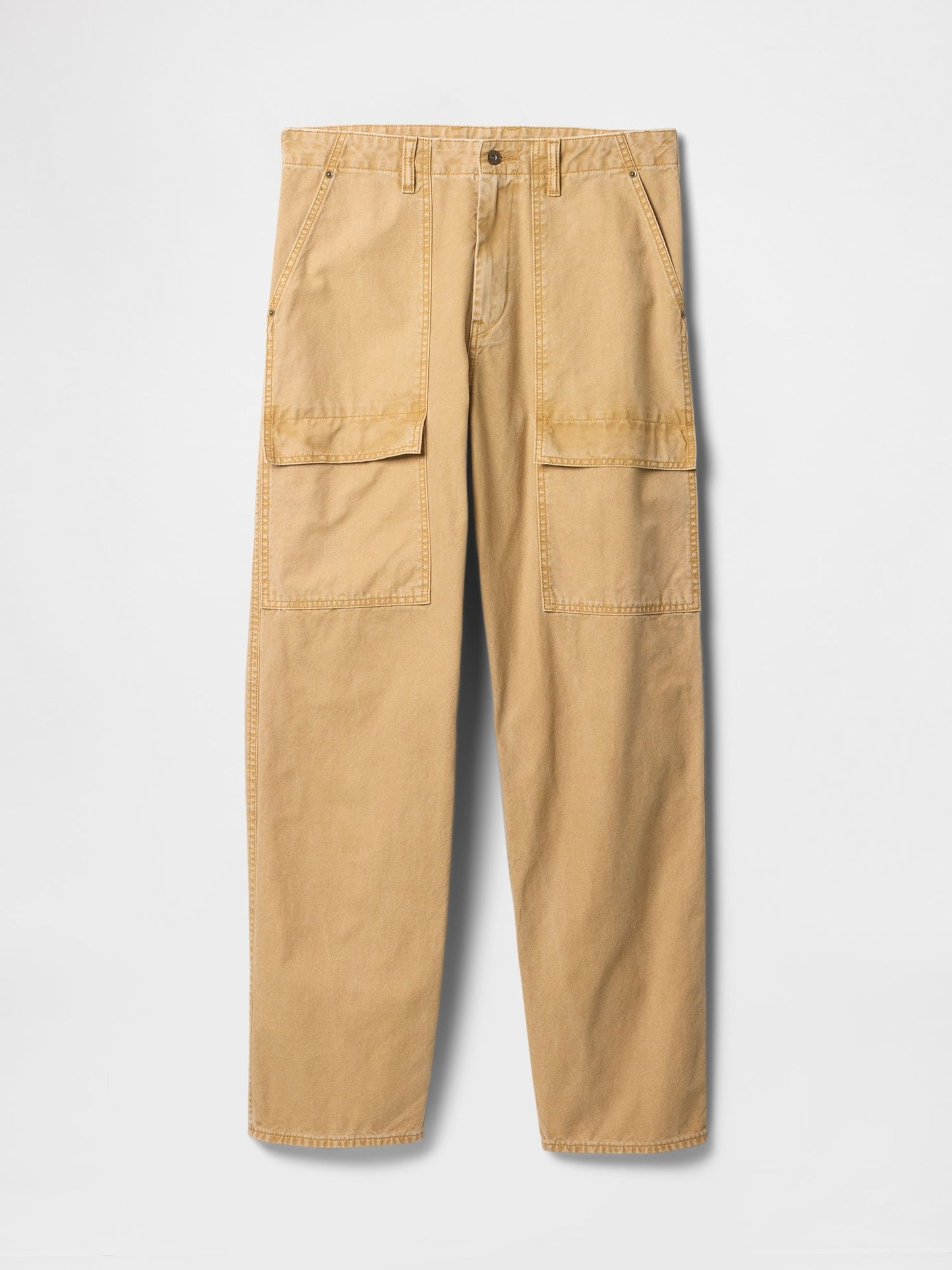 Sarı Baggy Utility Pantolon