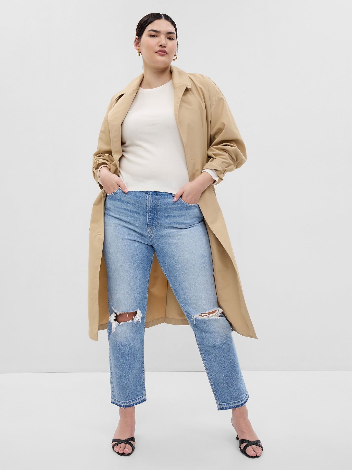 Mavi High Rise Cheeky Straight Washwell™ Jean Pantolon
