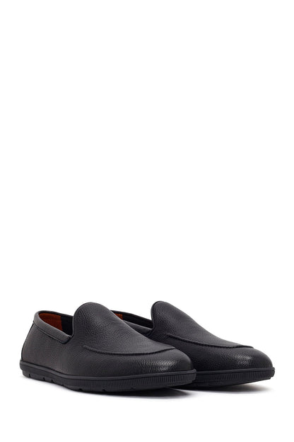 Erkek Siyah Deri Casual Loafer