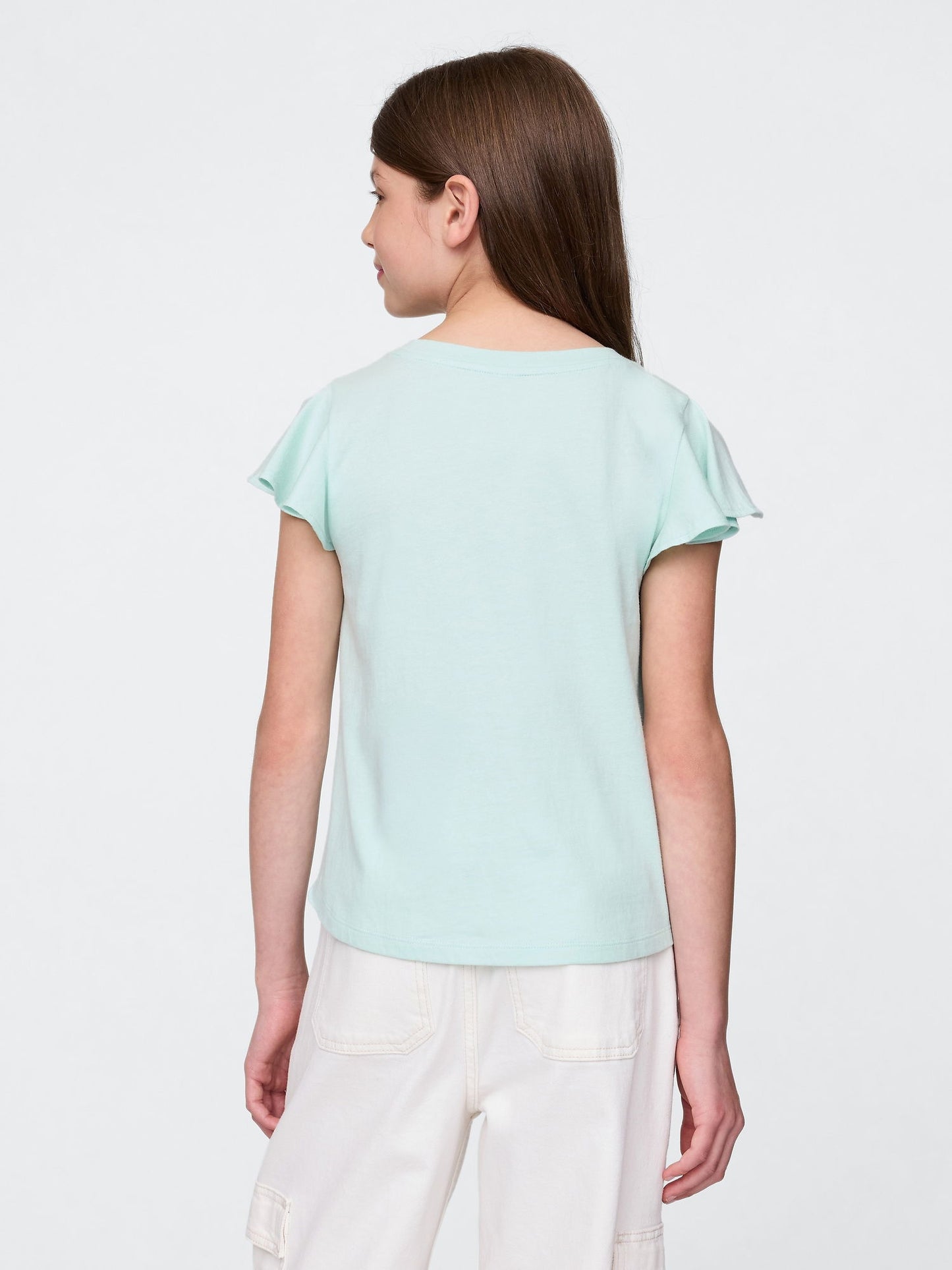 Açık Yeşil Disney Grafik Baskılı T-shirt