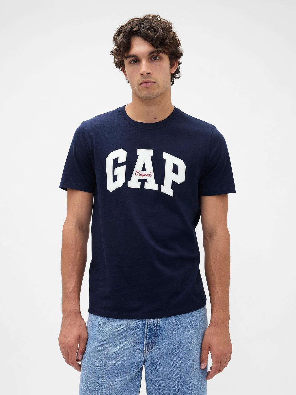 Lacivert Everyday Soft Gap Logo T-shirt