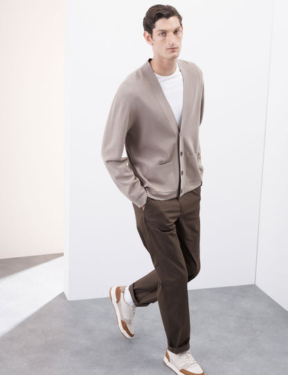 Relaxed Fit V-yaka Hırka