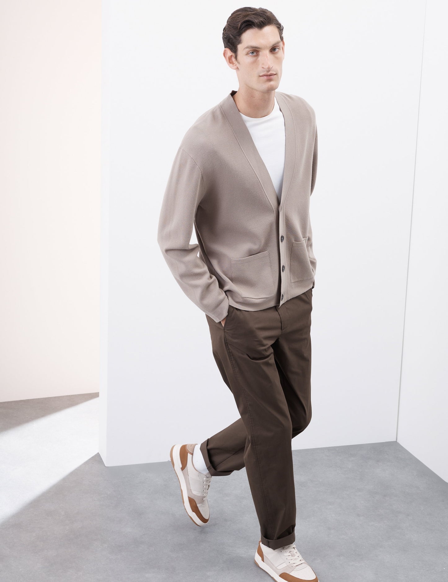 Relaxed Fit V-yaka Hırka