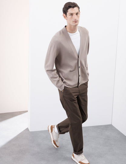 Relaxed Fit V-yaka Hırka