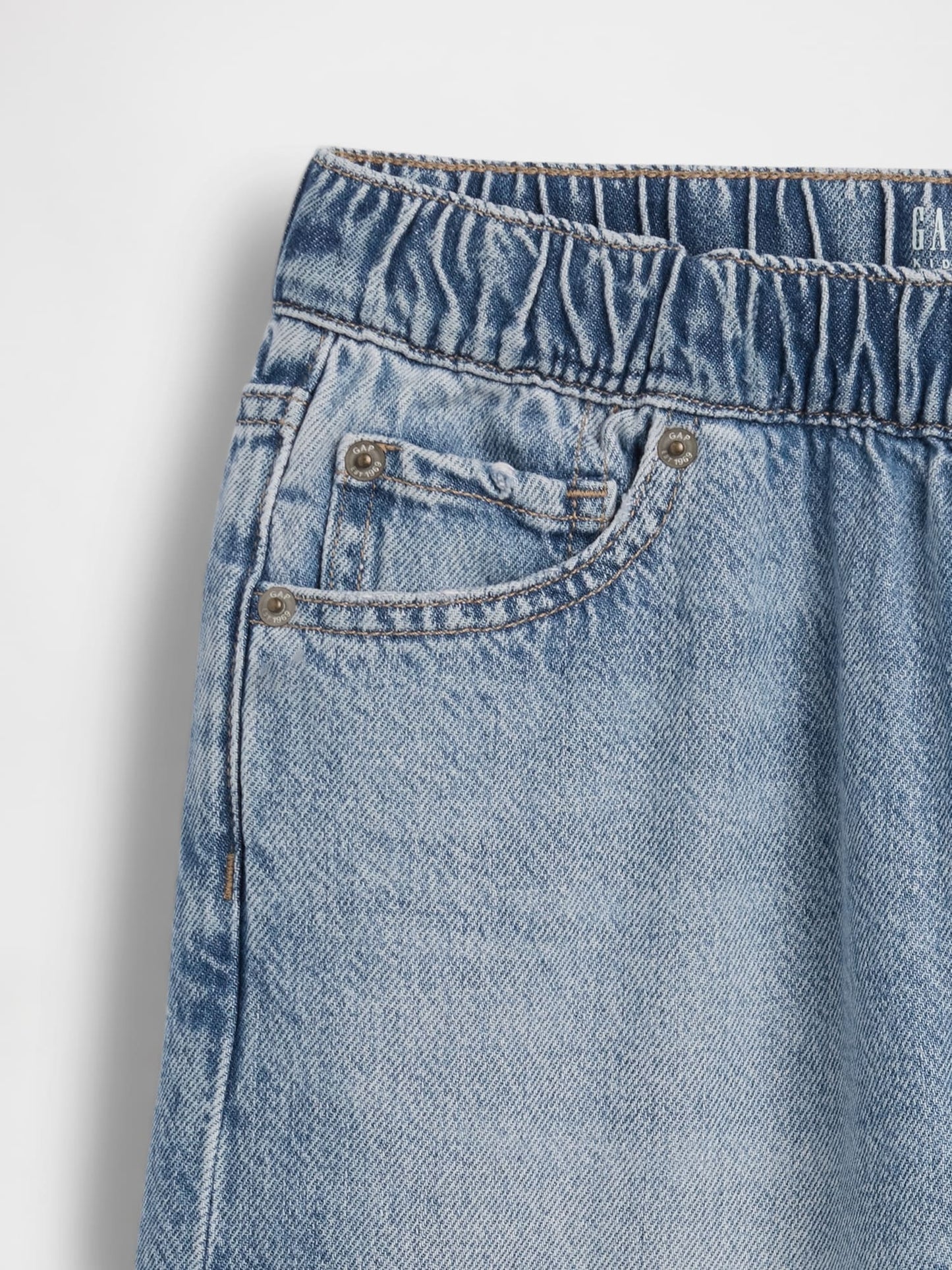 Açık Mavi Ultrasoft Easy Baggy Taper Jean Pantolon
