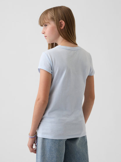 Açık Mavi Gap Logo T-shirt