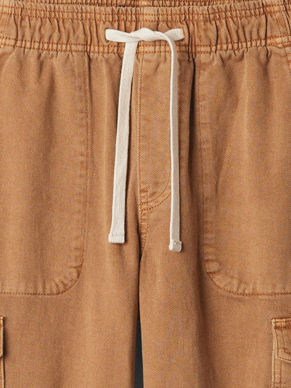 Kahverengi Bağcıklı Ease Kargo Jean Pantolon