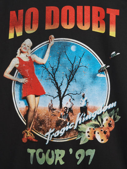 Siyah No Doubt Relaxed Grafik Baskılı T-shirt