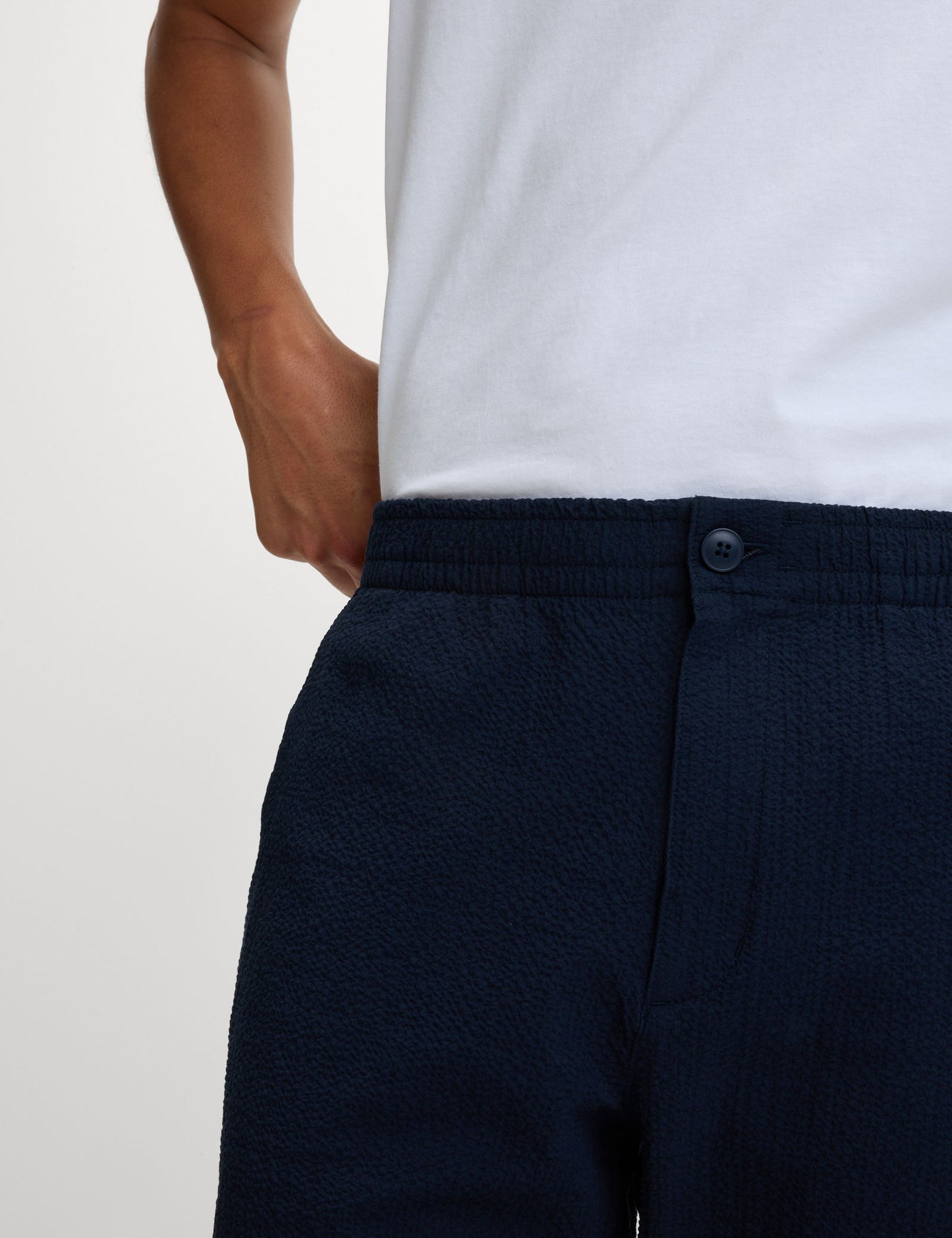 Tapered Fit Hafif Elastik Belli Pantolon