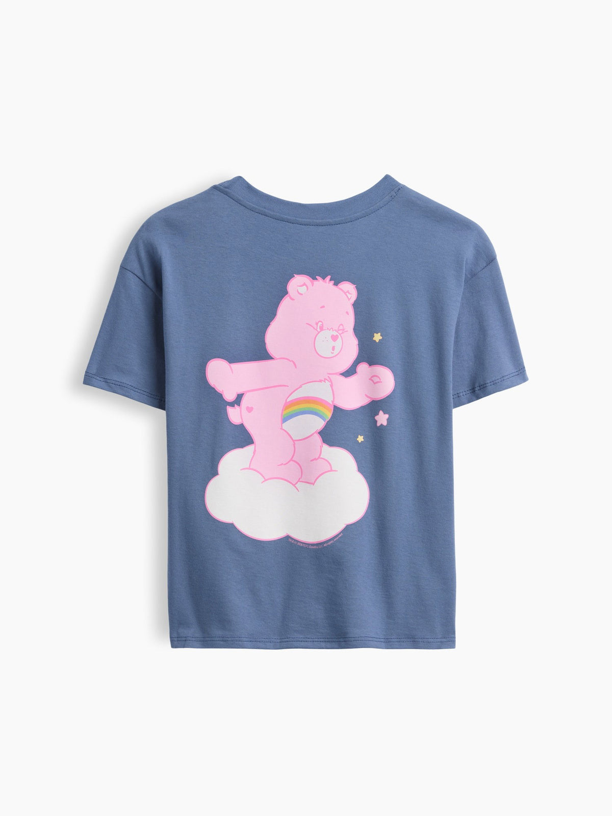 Mavi Oversized Grafik Baskılı T-shirt