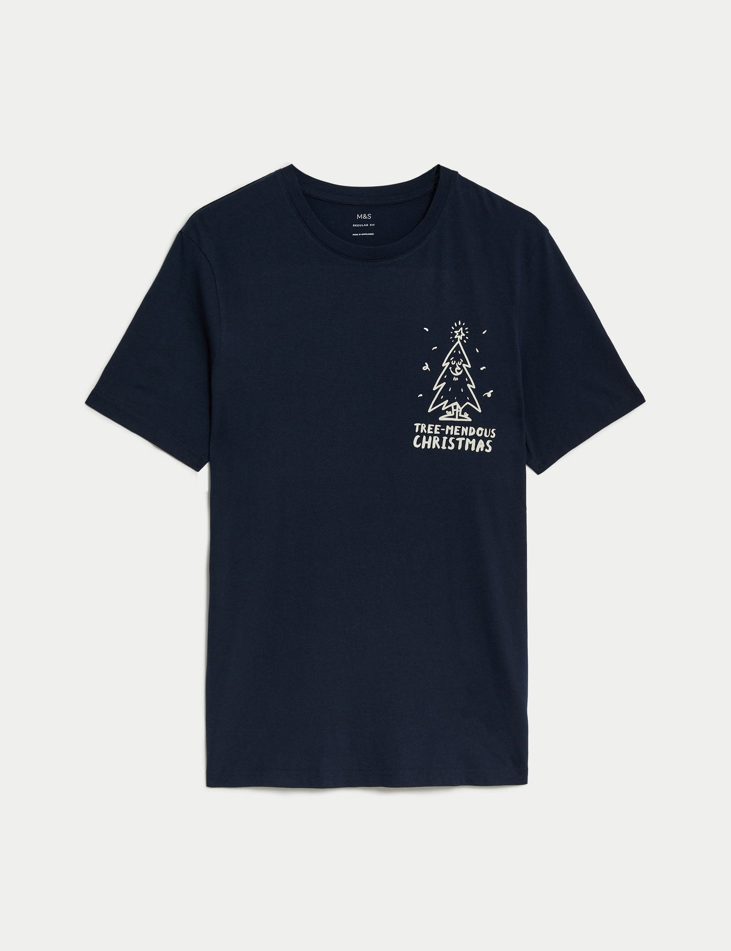 Saf Pamuklu Kısa Kollu T-shirt