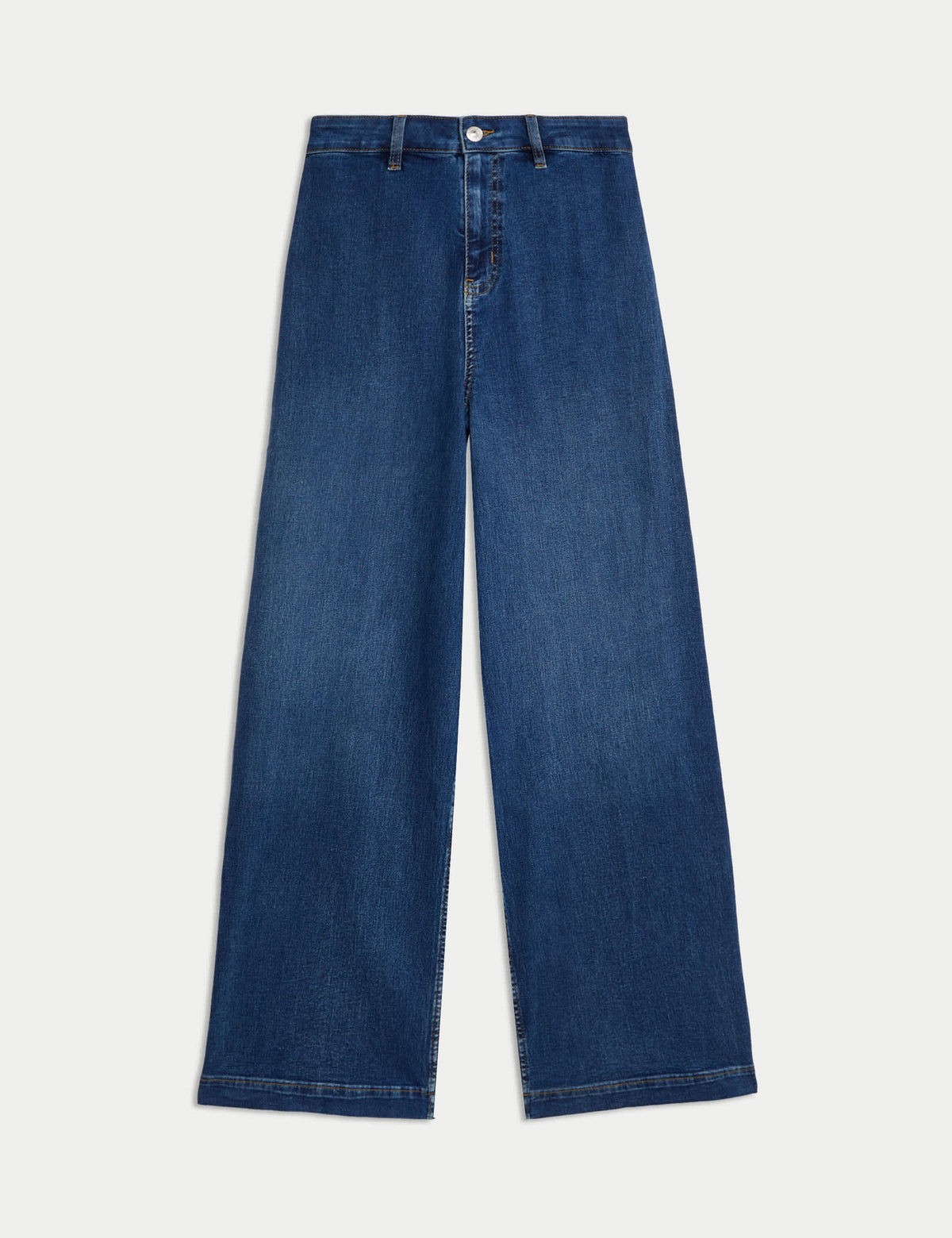 Yüksek Bel Wide Leg Grazer Jean