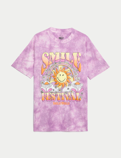 Saf Pamuklu Smileyworld® T-shirt (6-16 Yaş)