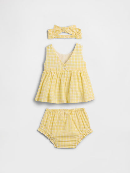 Sarı Three-piece Outfit Set