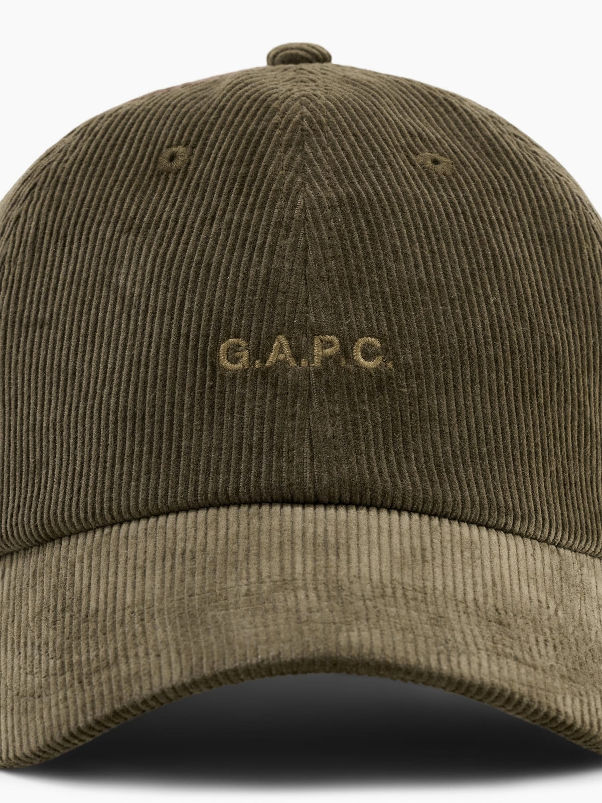 Yeşil Gap × A.p.c. Logo Kadife Şapka