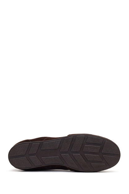 Kadın Kahverengi Bağcıklı Süet Deri Sneaker