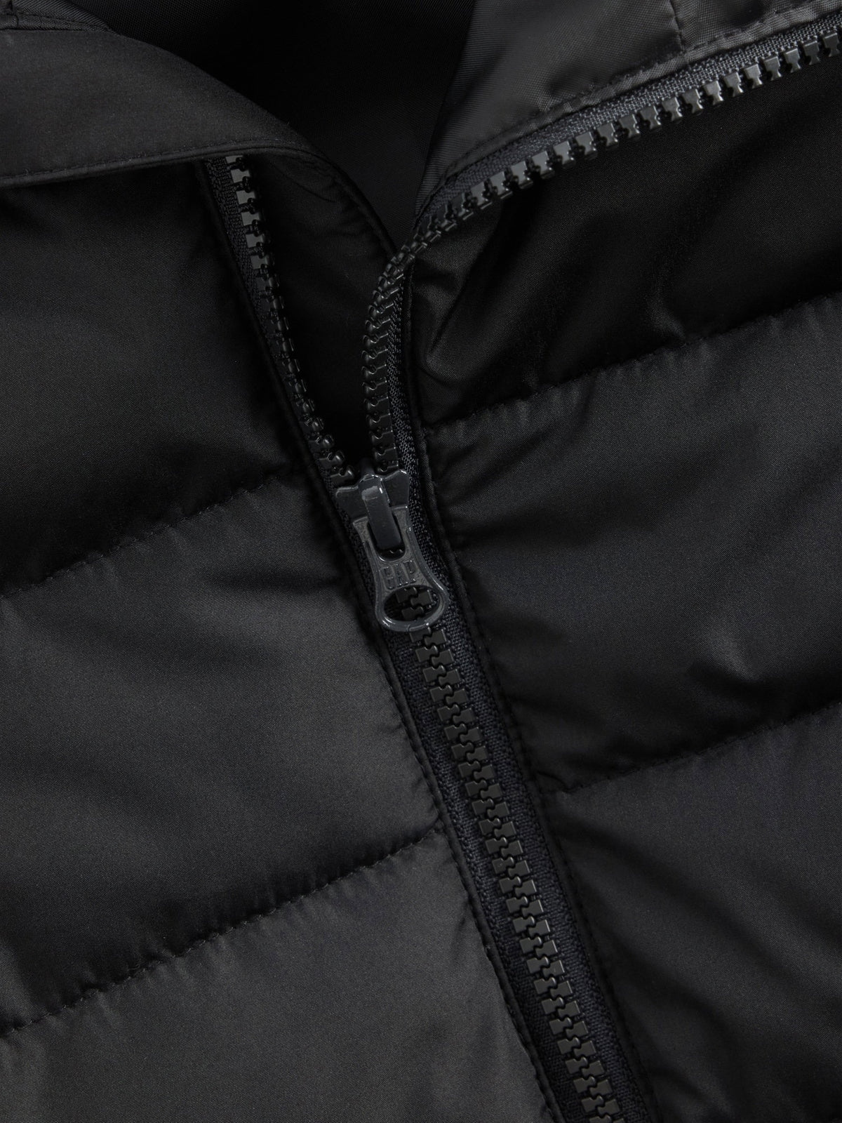 Siyah Puffer Şişme Mont