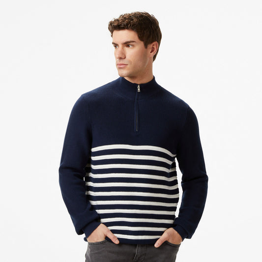 Nautica Erkek Lacivert Classic Fit Kazak