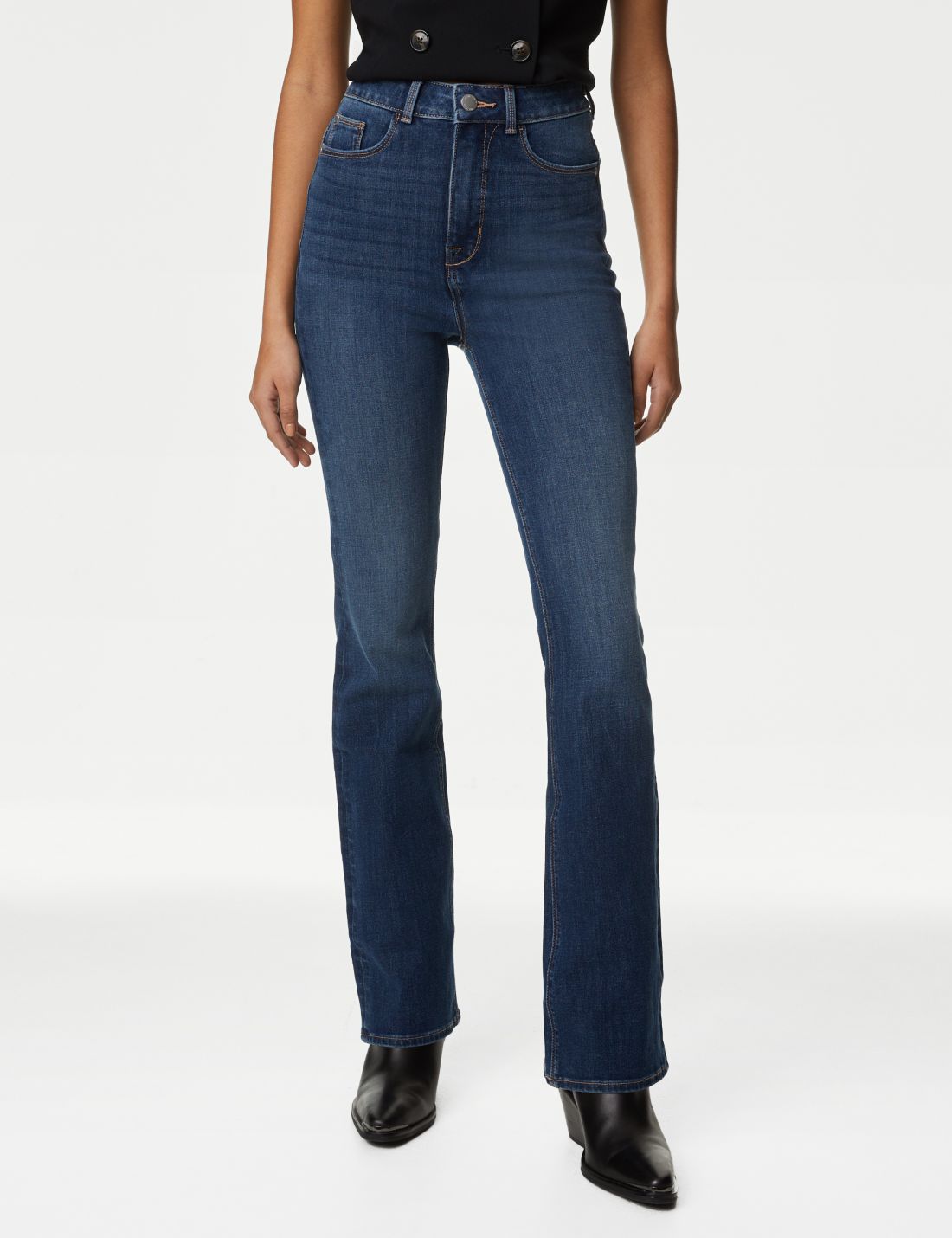 Yüksek Bel Slim Flare Magic Jean Pantolon