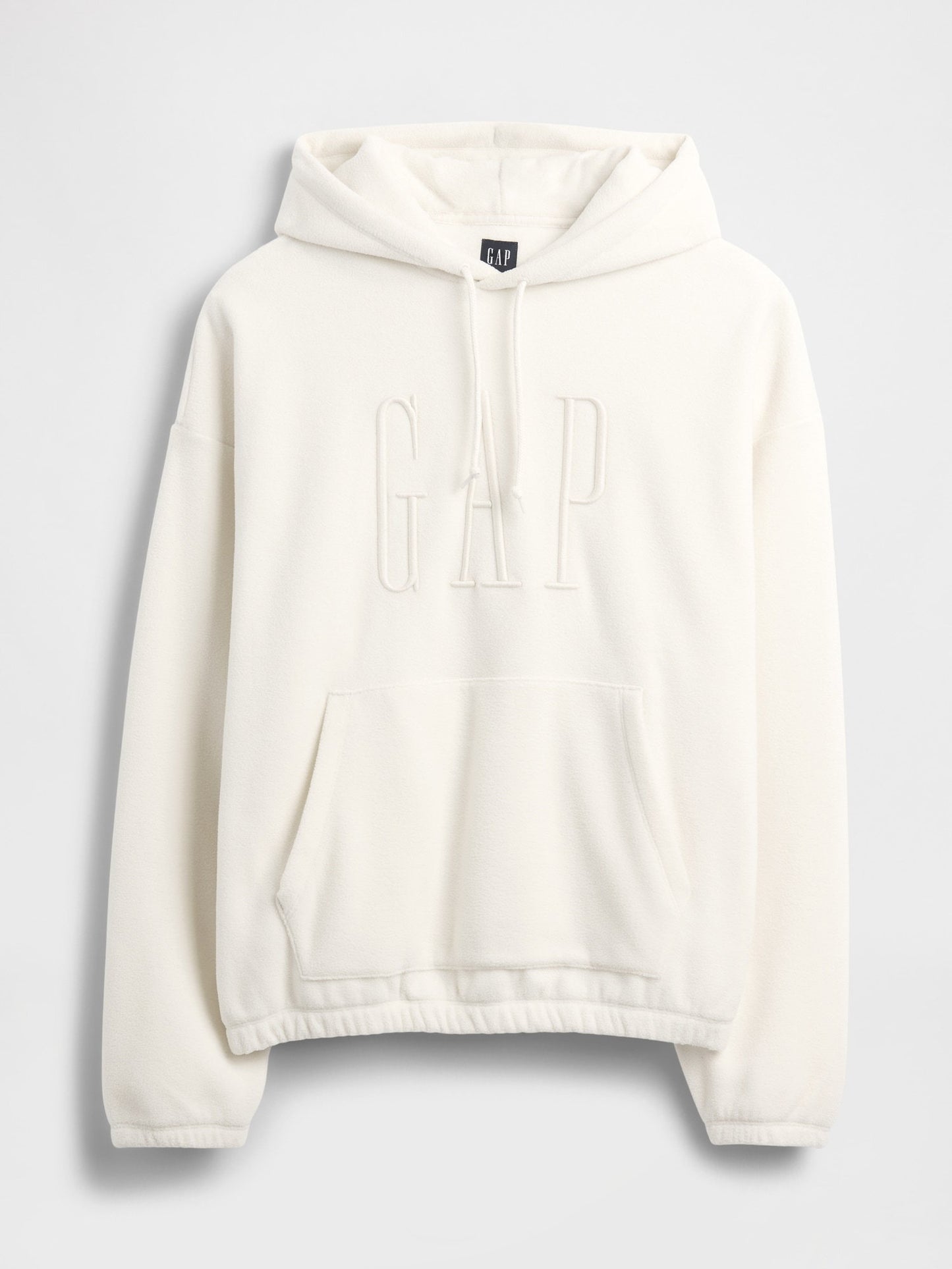 Kırık Beyaz Oversized Logo Sweatshirt